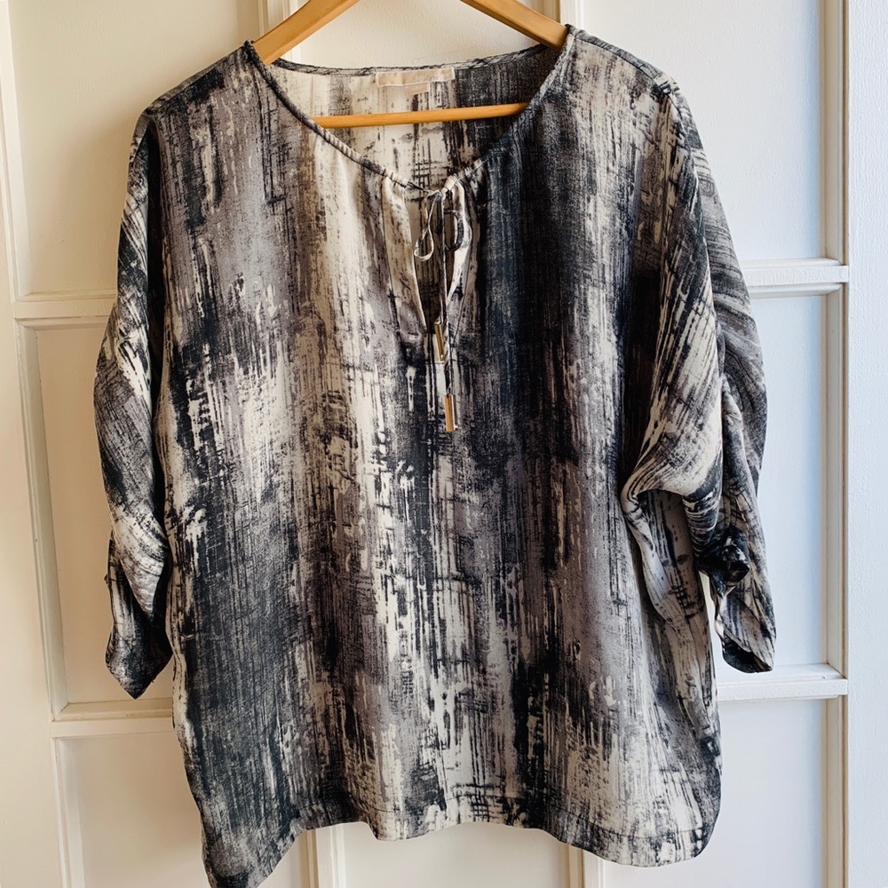 Michael Kors Sheer Oversized Top
